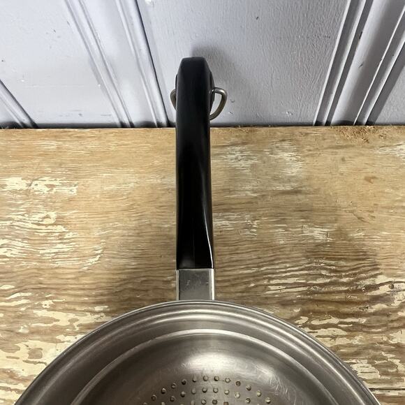 Vintage Saladmaster Stainless Steel Steamer Strainer Insert Pan Made In USA 8” - Picture 15 of 16
